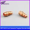 Argon Arc Welding Gun with WP17/18/26 Red Copper Tungsten Electrode Holder - High Conductivity & Heat Resistance Welding Collet Accessories