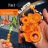 3D Printed Gear Decompression Fun Toy - 5-in-1 Desktop Decoration