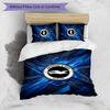 Brighton & Hove Albion Football Printed 3 Pieces Bedding Set, Comfortable Skin Friendly Bedroom Duvet Cover Set