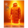 ANTA Men's Mid-Length Warm Hooded Down Jacket