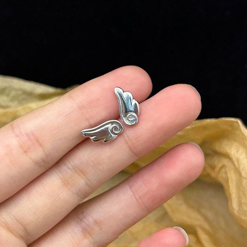 Delicate Wing Designs Earrings Hypoallergenically Alloy Materials Ear Studs Gift For Her Stylish Daily Wear