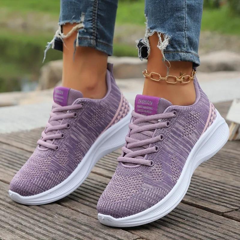 Fashion Brand Shoes Female 2024 Autumn Lightweight Comfortable Women's Tennis Shoes Fashionable and Versatile Casual Shoes Zapatos Mujer