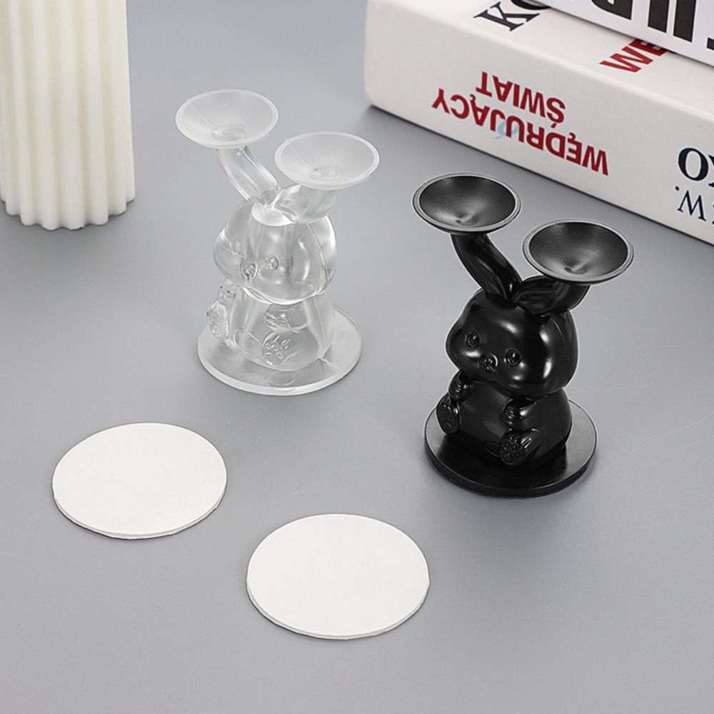 

Non-punch Door Stopper Rabbit shape Door Stop Creative Silicone Door Suction Household