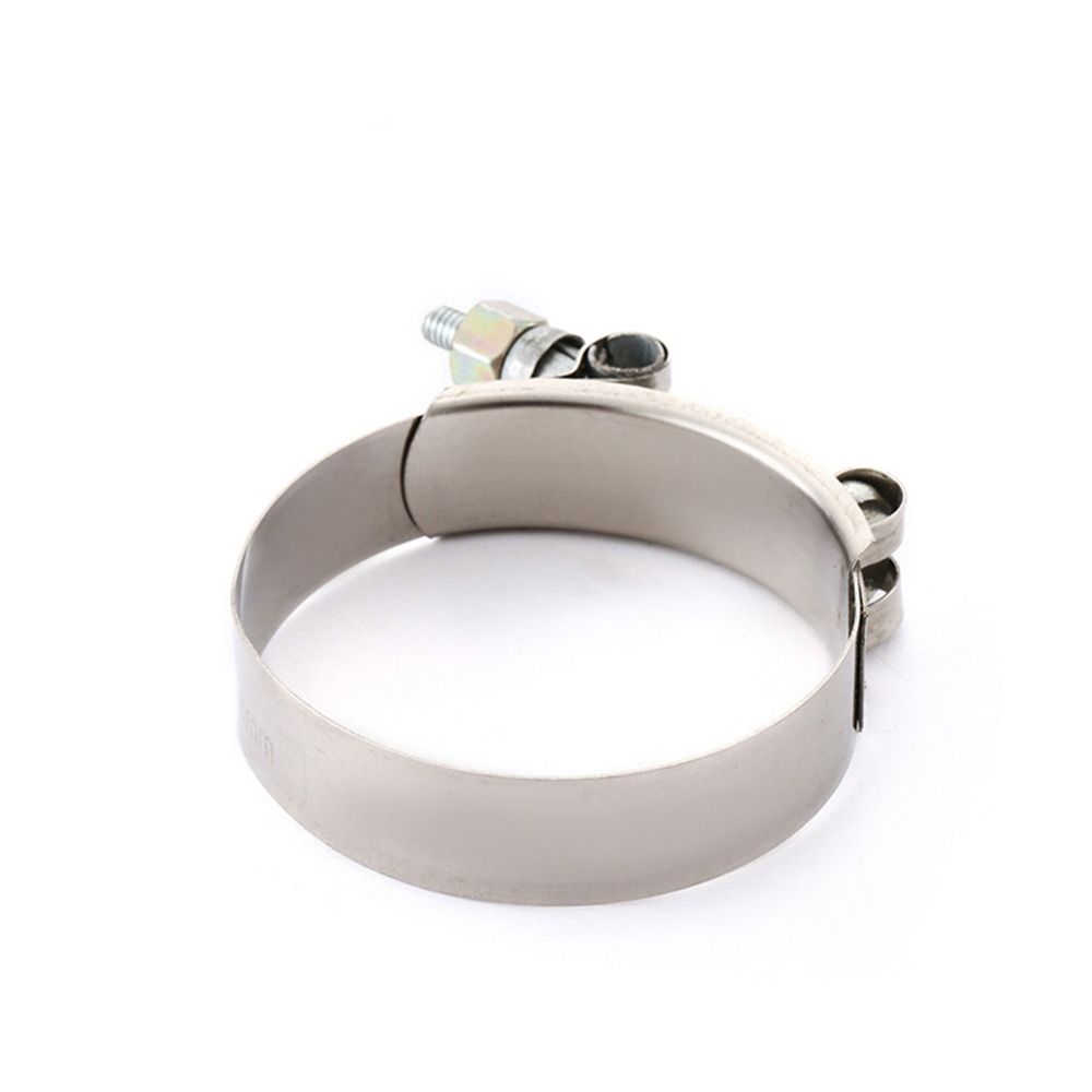 2PCS Stainless Steel Exhaust Clamp Clamp Range 43-49mm Coupler Steel Hose Clamps  1.5" Hose ID