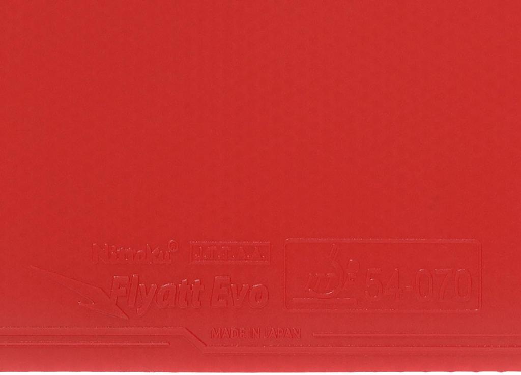 Nittaku Table Tennis Rubber Flyatt EVO Red Medium NR-8122