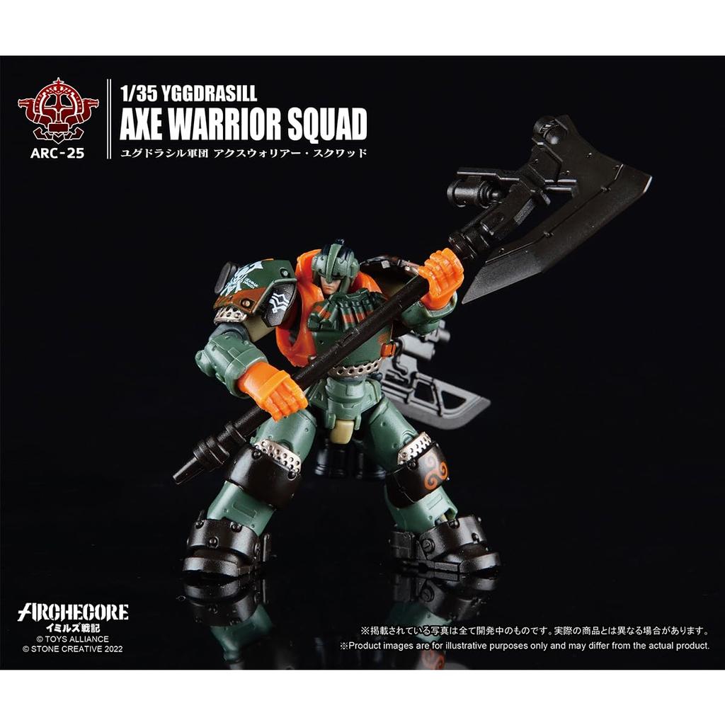 HiPlay TOY ALLIANCE 1/35 Scale Archecore ARC-25 Yggdrasil Corps Axe Warrior Squad Action Figure (Pre-painted, Assembled)