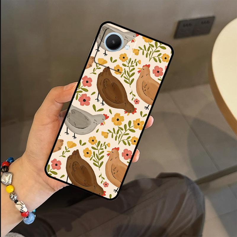 

Chicken Pattern Case For Realme 15 14 11 12 13 Pro Plus GT7 Pro GT6 C55 C51 C53 C35 C33 C61 C65 C67 C71 C75 Realme 13 Pro Plus