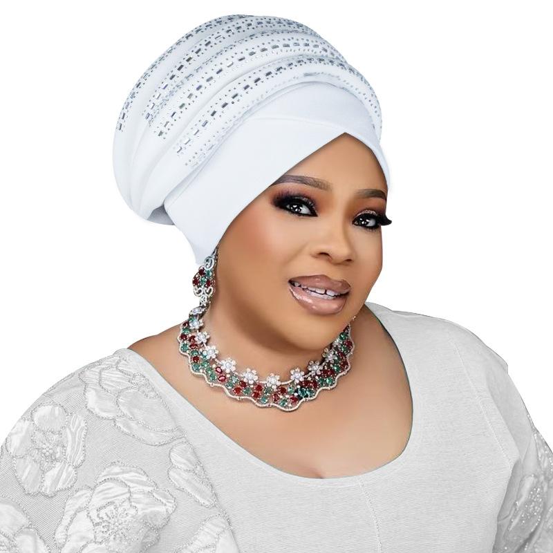 Handmade Diamonds Women's Turban Cap