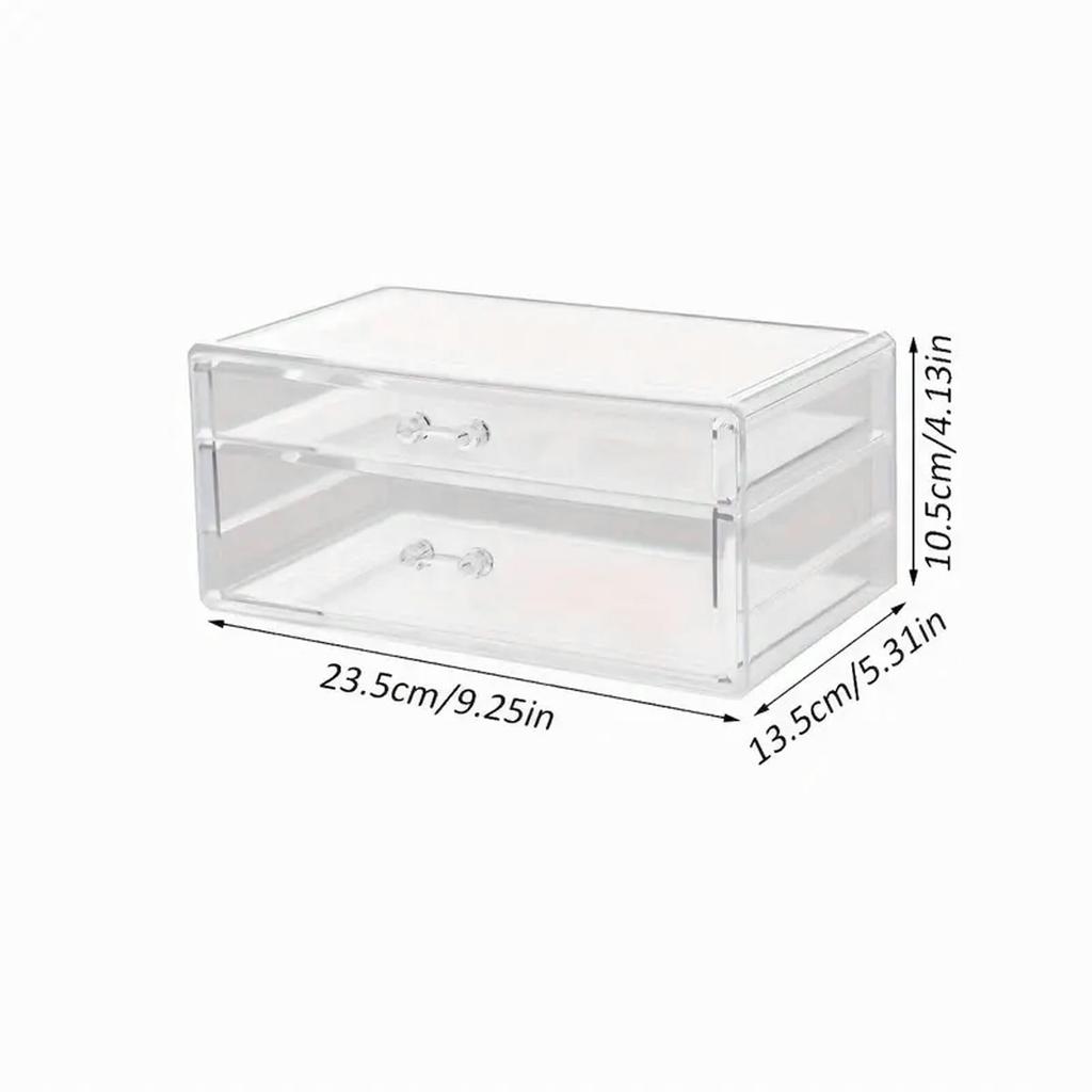 1pc,Nail polish storage box, nail polish display box, transparent multi-layer storage rack, cosmetics, lipstick, jewelry storage