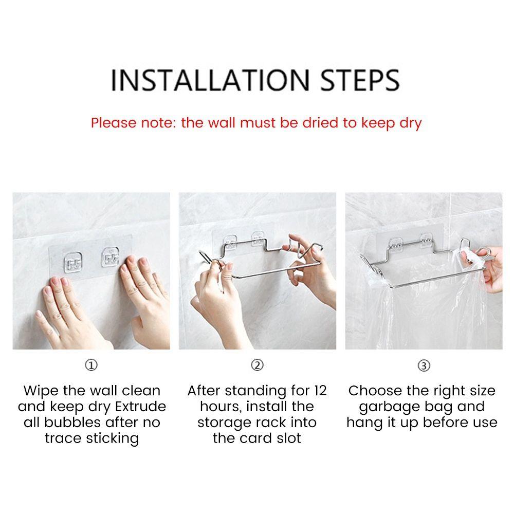 Accessories Garbage Bags Holder trash bag holder Garbage Storage Holder Trash Rack Garbage Bracket