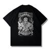 Harajuku Y2k Top Vintage Oversized Cotton T Shirt Japanese Anime Jujutsu Kaisen Ryomen Sukuna Print Short Sleeves Tees 2024