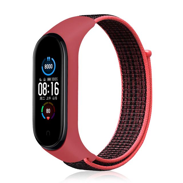 Bracelet for Mi Band 10 8 7 9 Strap Nylon Sport Loop Watch Belt Pulsera Correa Mi Band 4 Wristband Xiaomi Mi Band 5 6 3 Bracelet