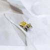 10pcs Small Metal Flower Buttons 10mm/12.5mm Gold Color Rose Shank Buttons Women's Clothing Accessories
