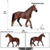 Children's Prancing Horse and Jockey Toy Set