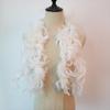 Shawl Scarf Fluffy Plume Ribbon Garland White Feather Boa Dress Up Costume Christmas Decoration