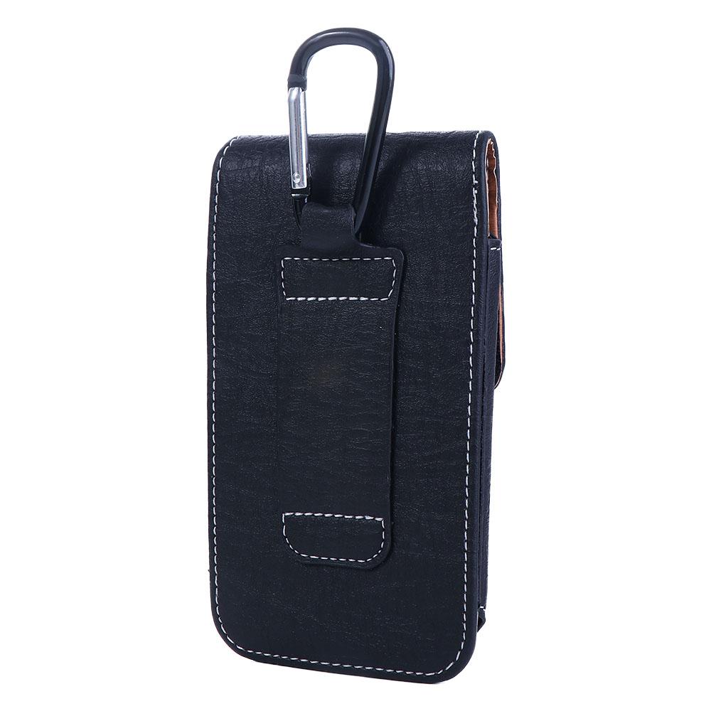 Camping Wallet Pouch Cards Holder Multifunctiona Waist Bag Leather Phone Case Bum Bag Flip Pockets