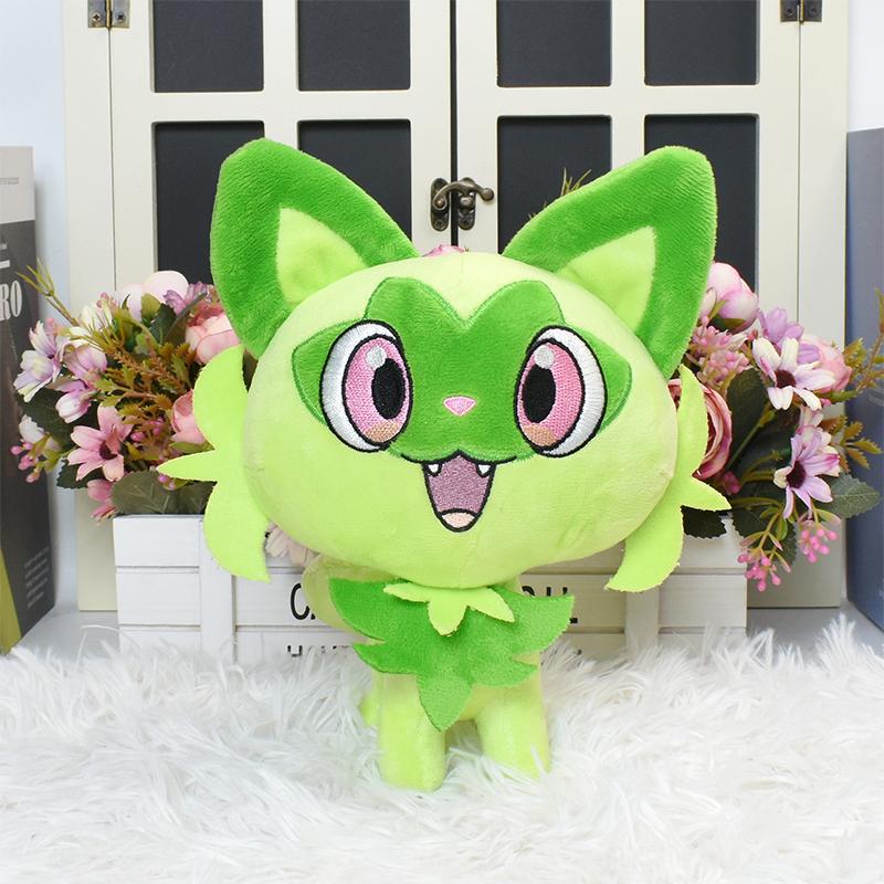 Sprigatito Fuecoco Quaxly Kawaii Plush Toys Cute Anime Scorbunny Cinderace Stuffed Animals Peluche Dolls Festivals Gifts