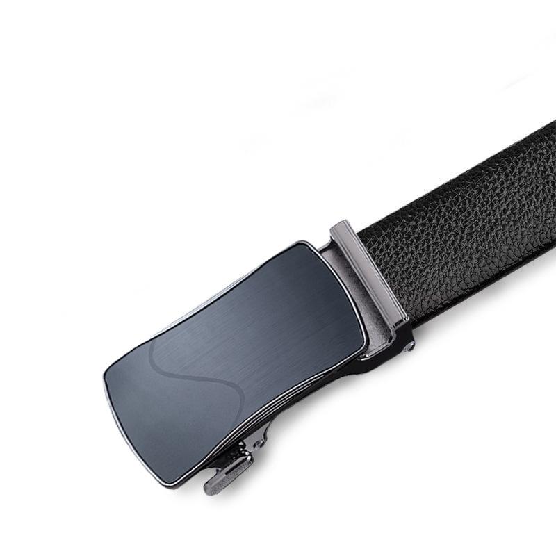 

Men s Automatic Buckle Belt New Head Layer Cowhide Pants Belt Gift Box Belt Belt 130cm