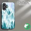 Ink landscape painting Suitable For iPhone 16E 17 Pro Max 15 Pro 14 13 Plus 12 mini 11 16 Air 17Pro magnetism Glass Phone Case