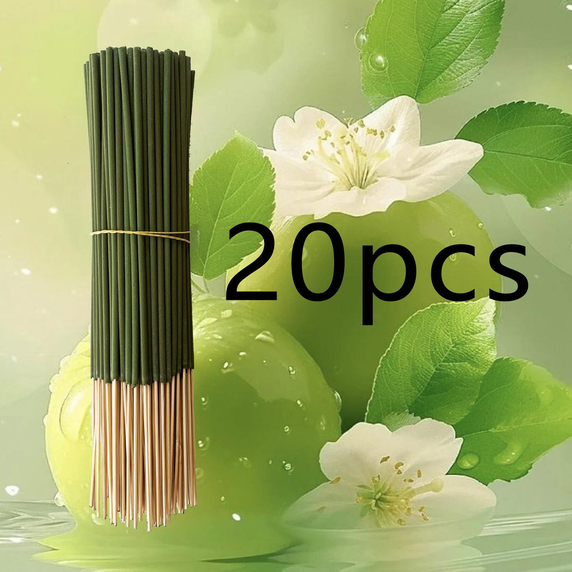 

22см Зеленое яблоко Корица Бамбуковые палочки благовоний для дома и использования в помещении