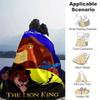 1pc, Lion King Home Decor: Soft Flannel Blanket for Bedroom, Living Room & Travel Perfect Gift, Outdoor Blanket, Car