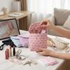 Cosmetic Organizer Bag Warm Corduroy Makeup Bag Women Cosmetic Case Versatile Bow Sanitary Napkin Pouch For Daily Use School
