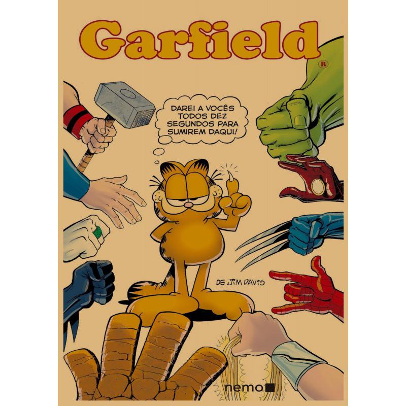 

Garfield Cartoon Retro Poster - Free Shipping, Decorative Kraft Paper for Cafe, Bar, or Restaurant. Yellow Kraft Paper (No Glue) 30X42 cm