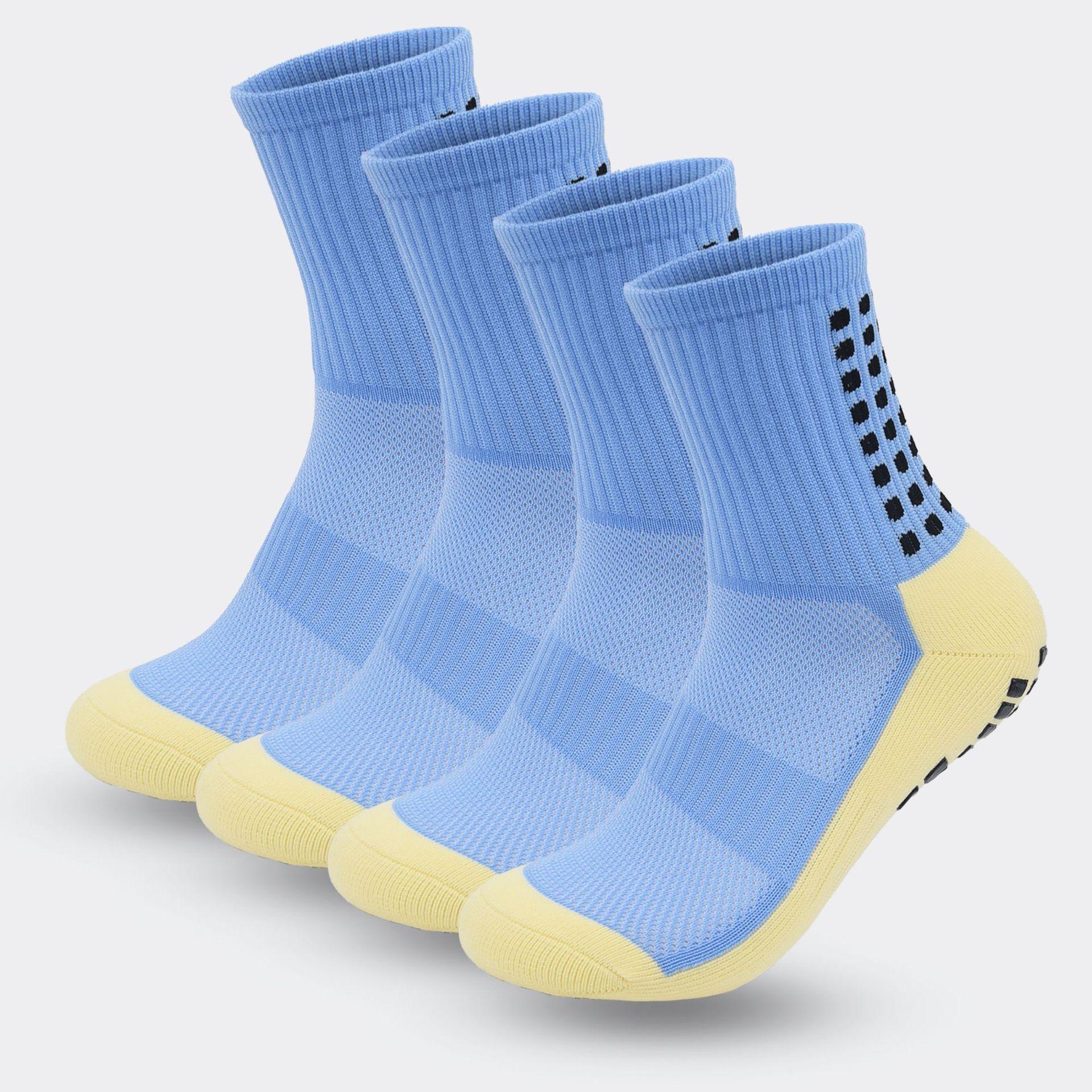 

Спортивные футбольные носки для взрослых и молодежи с утолщенной махровой подошвой, впитывающие пот, 35-45 чёрный