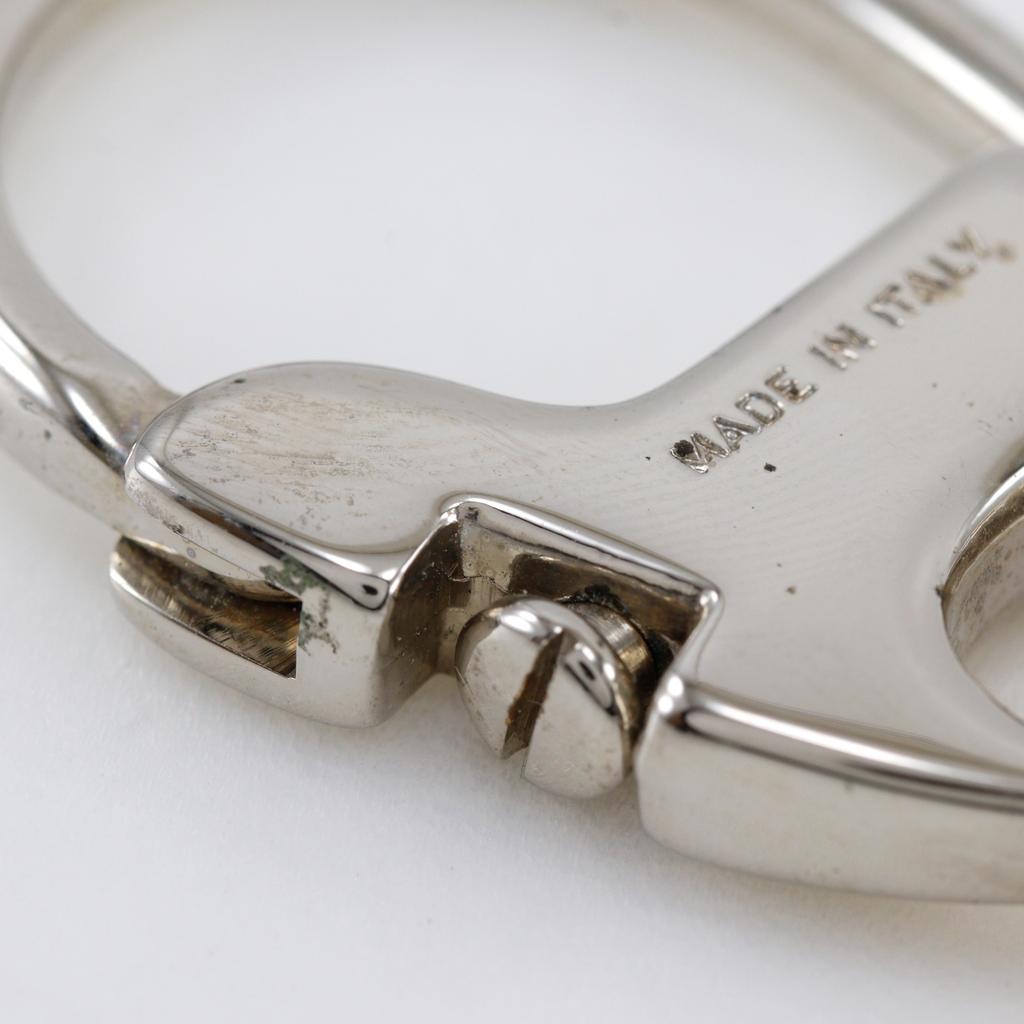 Gucci Horsebit Key Ring metallic/Plated Gold Unisex Used