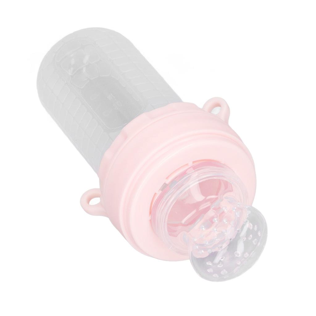 Baby Food Feeder Cute Shaped Soft Silicone Squeeze Spoon Fruit Pacifier Feeder for Infants