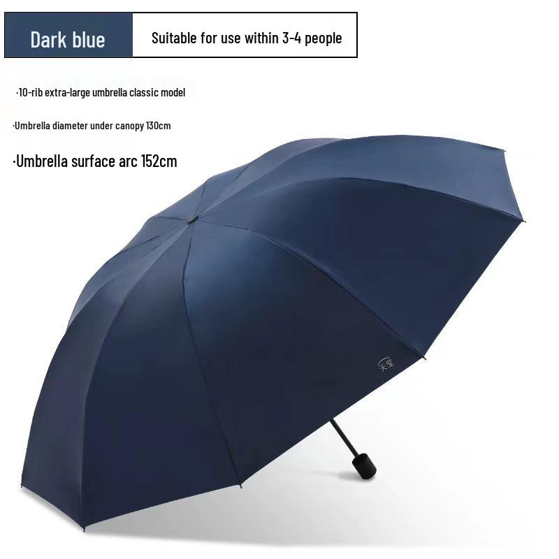 

Paradise Очень большой усиленный складной зонт для троих – Двойного назначения для солнца и дождя, Возможна печать на заказ