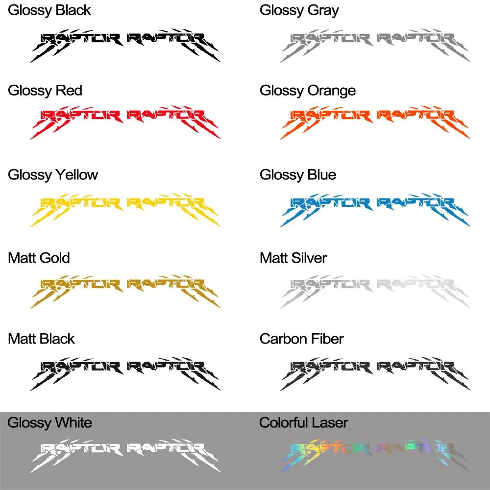 PCKF8 Car Graphics Claw Styling Sticker For Ford F 150 Ranger Raptor Pickup Truck Bed Side Decor Decal Cover Auto Tuning Accessories