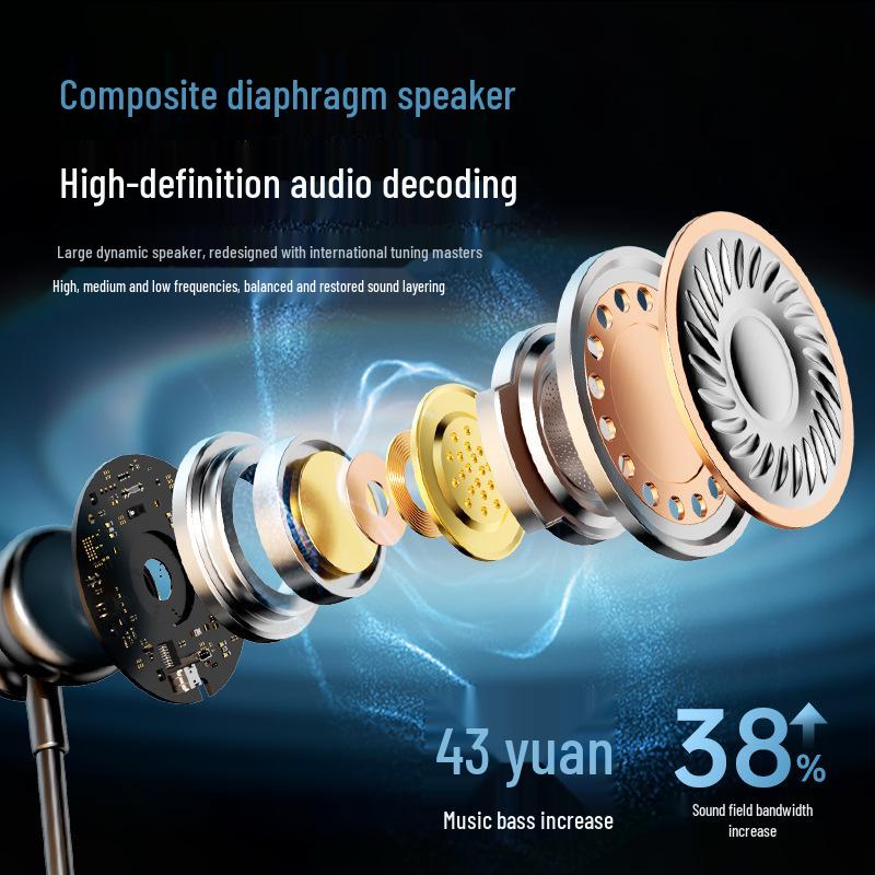 X-51 Bluetooth Neckband Earphones: Wireless, Noise-Cancelling, High-Quality Sound, Ultra-Long Battery, Ideal for Sports