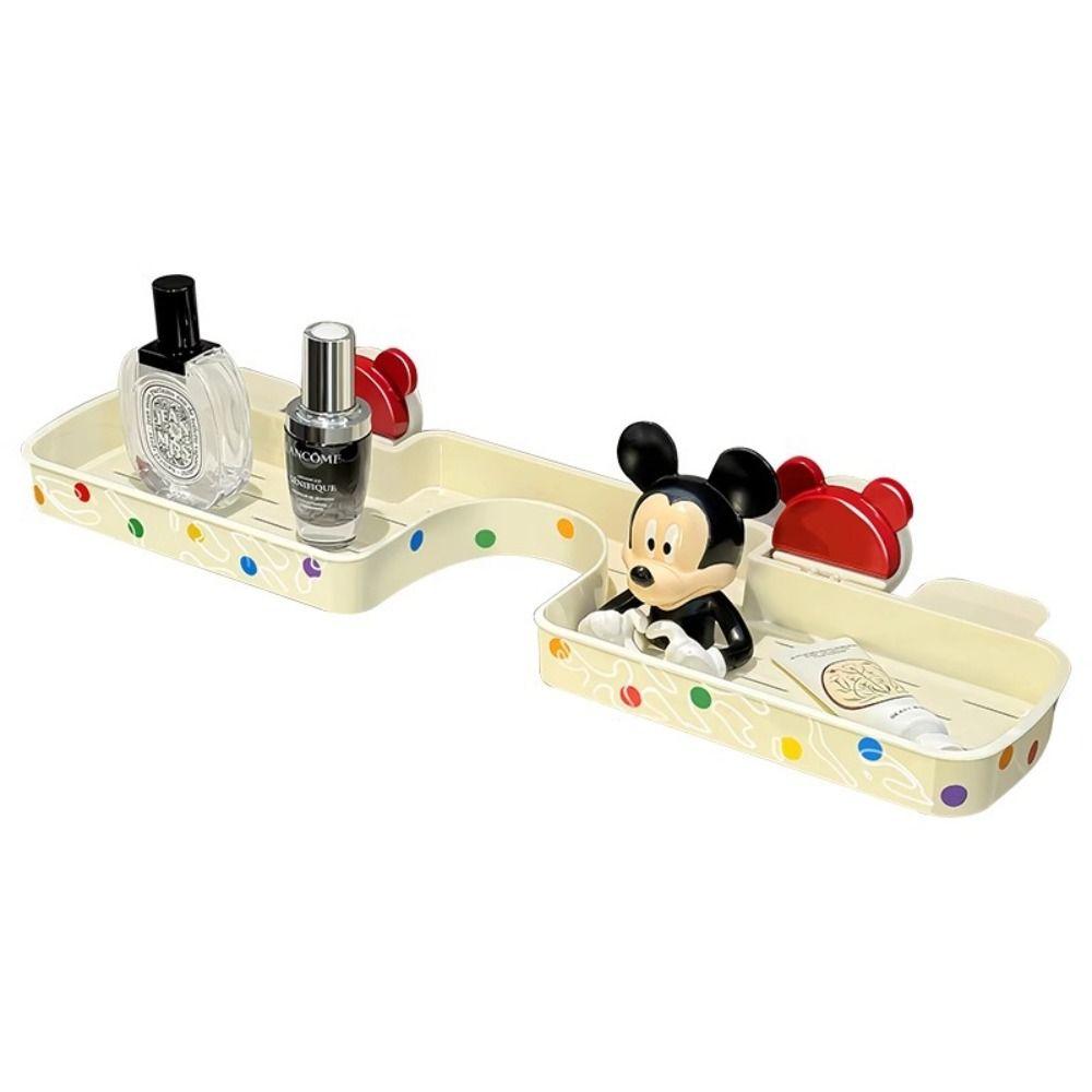 Suction Cup Design Dopamine Faucet Rack Space-saving Punch-free Rack  Bathroom Solutions