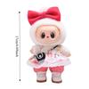 Handmade Sitting Labubu Time Cloth Butterfly 17cm Plush Dolls Clothes  Children Gift