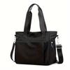 Simple And Stylish Large Capacity Women'S Bag, Nylon Cloth Bag, Lightweight And Versatile Single Shoulder Bag, Casual Handbag, C