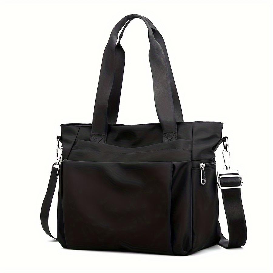 Simple And Stylish Large Capacity Women'S Bag, Nylon Cloth Bag, Lightweight And Versatile Single Shoulder Bag, Casual Handbag, C