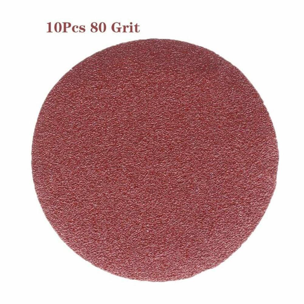 Sandpaper 5inch/125mm 40-2000Grit Round Shape Disk Sand Sheets Polishing