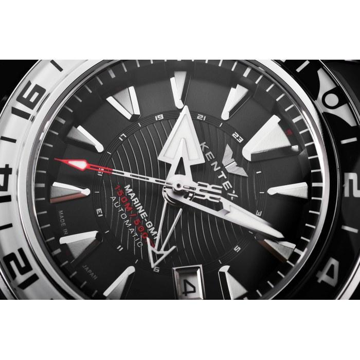 [Kentex] MARINE GMT Automatic Mechanical Watch Limited Edition 188 S820X-01 Black