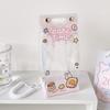 Cute Cartoon Clear Storage Bag Portable Doll Protective Pouch Travel Organizer for Toys Accessories KTB