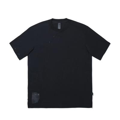 Li Ning X Jackie Chan Collaboration Kung Fu Series Solid Color Round Neck Comfortable Breathable Versatile Short Sleeve T-Shirt Men Tops AHSV097-3