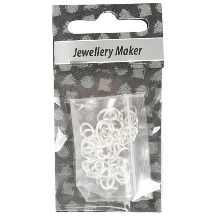 Jewelry Set - Creativ Company - 613740 - Silver - Metal - 6 Mm X 4 Mm