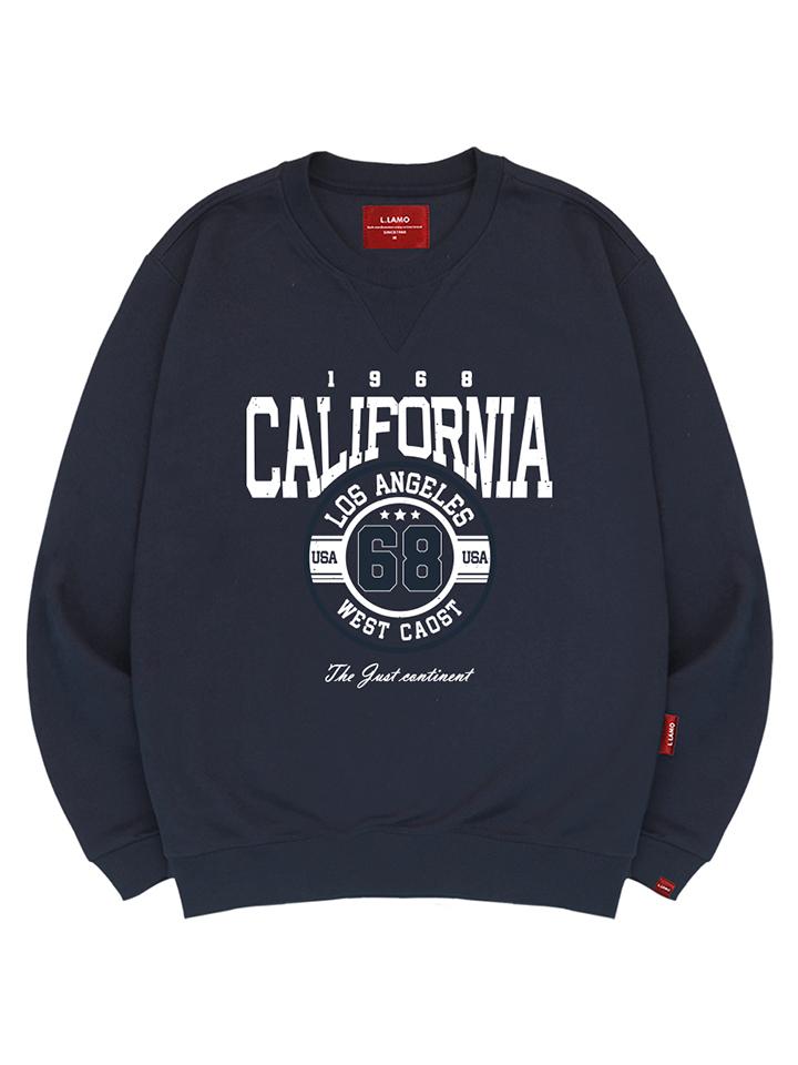 Ellamo California 68 Sweatshirt Unisex Big Size S~4Xl (Type A)
