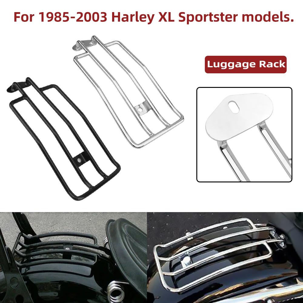 Motorcycle Rear Fender Luggage Rack Support Shelf Solo Seat For Harley Sportster Iron XL883 XL1200 X48 Custom Roadster 1985-2003