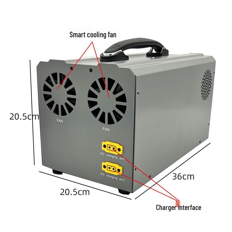 Portable Lithium Battery RV Energy Storage & Inverter Kit 12V/24V to 220V