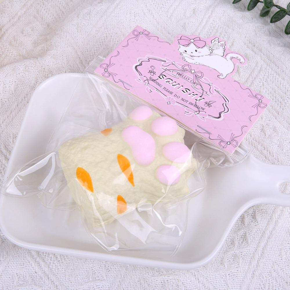 Silicone Cat Paw Fidget Toy Soft Cat Paw Pinch Toy Cute Cat Paw Squeeze Toy  Children