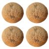 4/8/12pcs 3 Inch Furry Catnip Toy Ball Washable Soft Fluffy Interactive Cat Toy for Winter Cute Kitten Pet Interactive Gifts