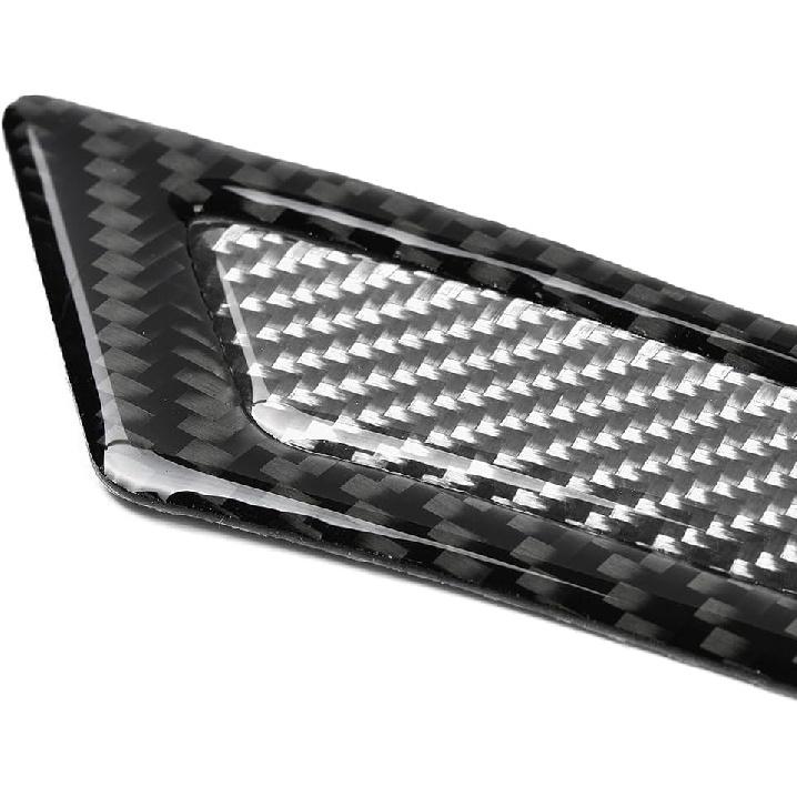 2PCS Universal Car Wheel Eyebrow Non-Collision Strips, No-Scratch Fender Protector Stickers, Carbon Fiber Trim Self-Adhesive Side Bumper Protection