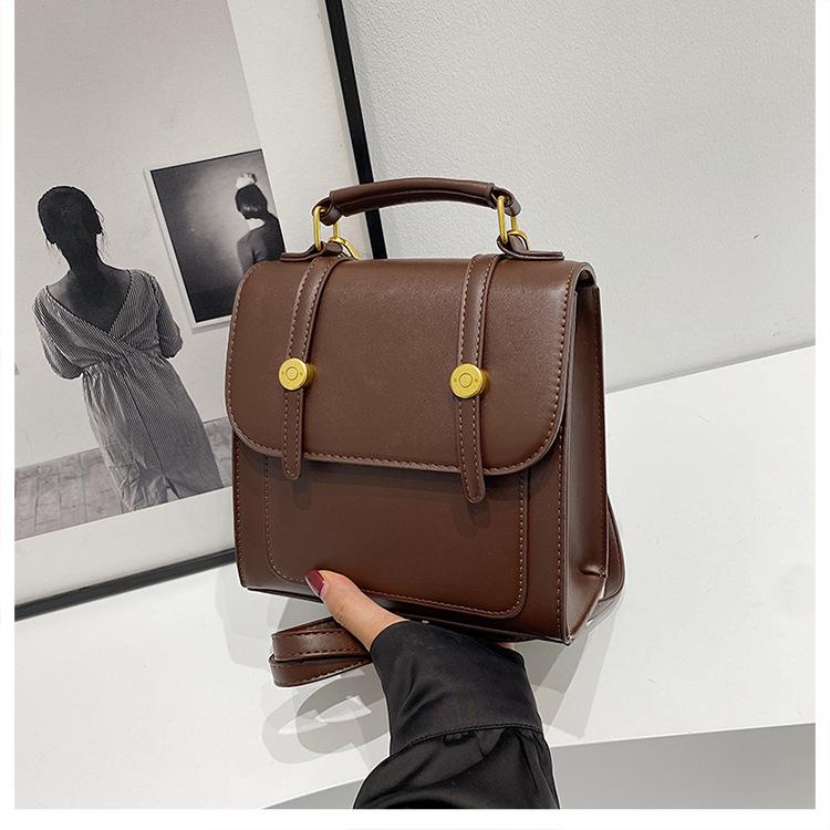 Backpack women's backpack niche design bag 2025 new fashion high sense small girl college bag