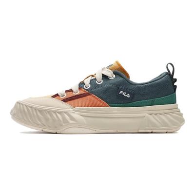 Fosso Zapatillas Casuales Cómodas de Lona de Caña Baja para Hombre Beige Naranja F12M432308FBA
